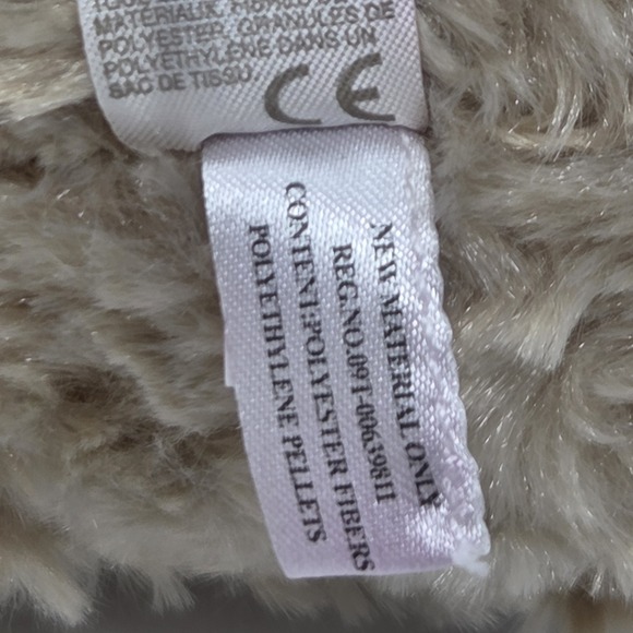 Disney Baby Classic Winnie The Pooh Plush Curly Swirl Fur Tan 12" Stuffed Bear - Picture 8 of 8